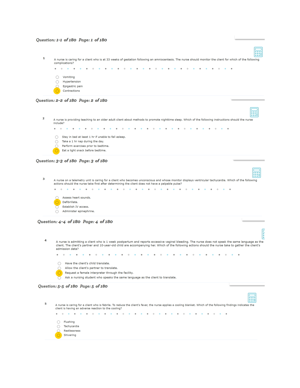 Preview image for ATI RN PROCTORED COMPREHENSIVE PREDICTOR FORM A (180 Q&A) (NEW-2021)| VERIFIED, 100% CORRECT